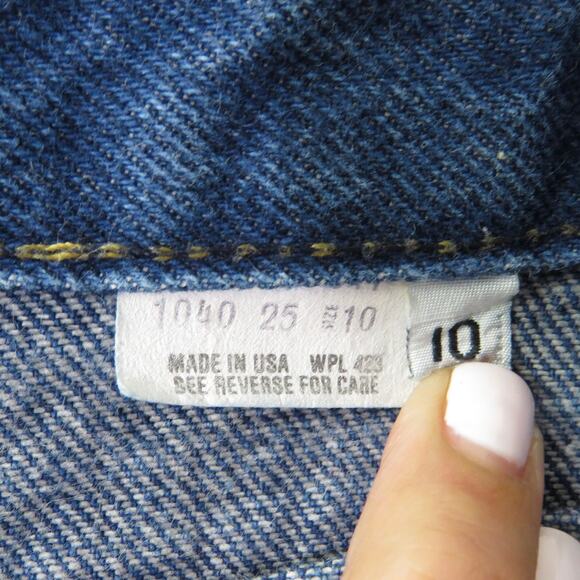 90s Vintage LEVIS Dark Wash Mom Jeans Tapered Straight Leg Back Yoke Retro 27" - Picture 4 of 5